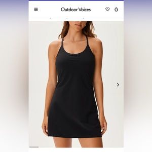 Outdoor Voices Black Exercise Dress 1.0
